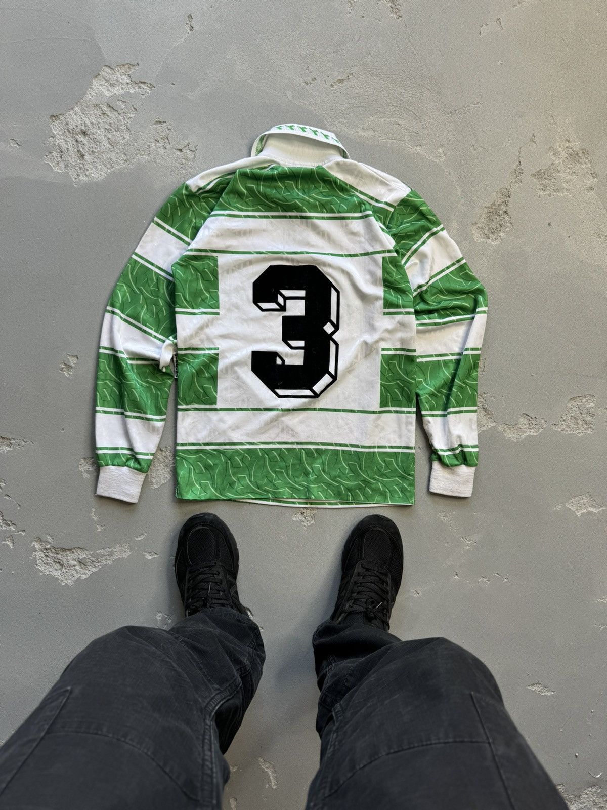 Diadora × Vintage Match Worn Vintage 90s 1995-1996 Rapid Wien Vienna Size US S / EU 44-46 / 1 - 3 Thumbnail
