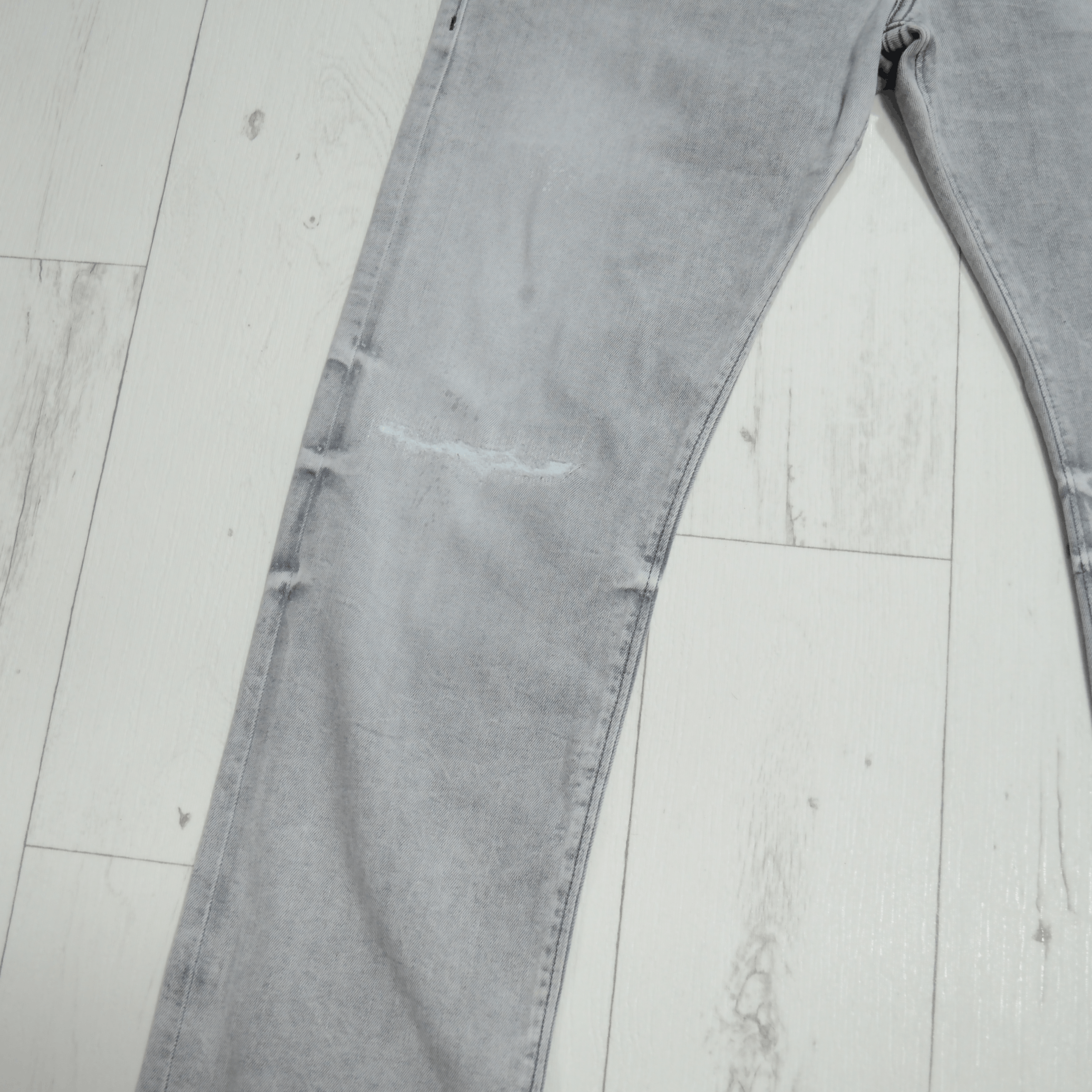 Diesel Diesel Mens Jeans Buster Slim Tapered Gray Size 32/32 Size US 32 / EU 48 - 4 Thumbnail