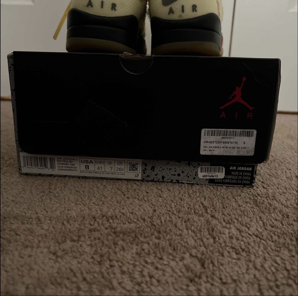 Jordan Brand Jordan Retro 5 Sail Size US 8 / EU 41 - 2 Thumbnail