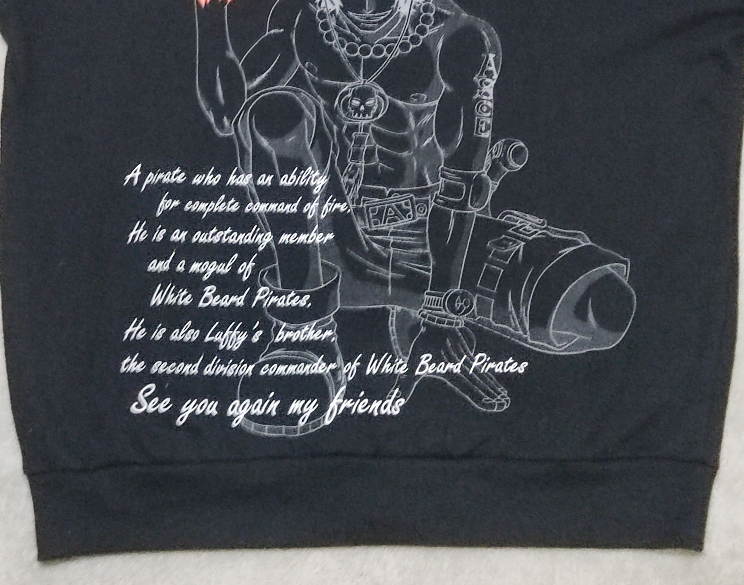 One Piece Official One Piece Portgas D. Ace Tribute Full-Zip Hoodie Size US XL / EU 56 / 4 - 8 Thumbnail
