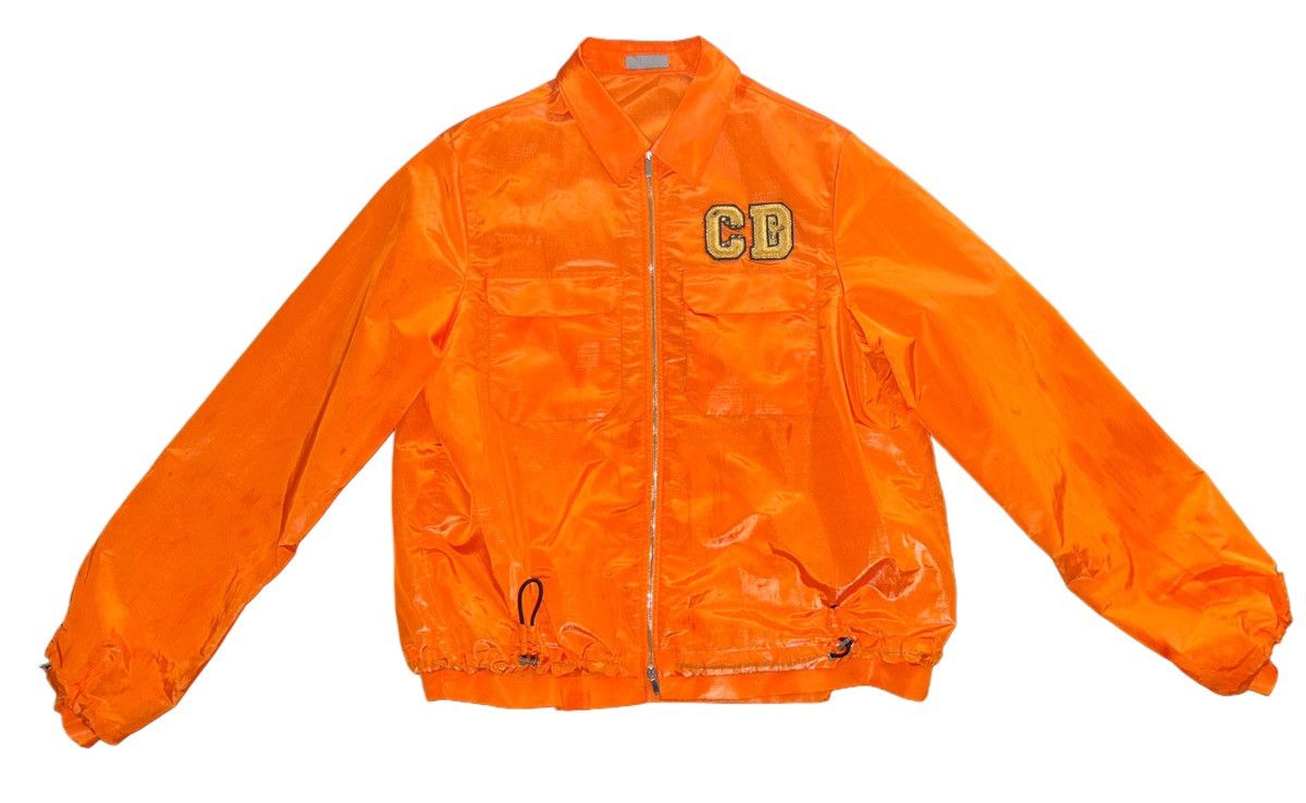Dior X Kenny Scharf Orange Embroidered Windbreaker