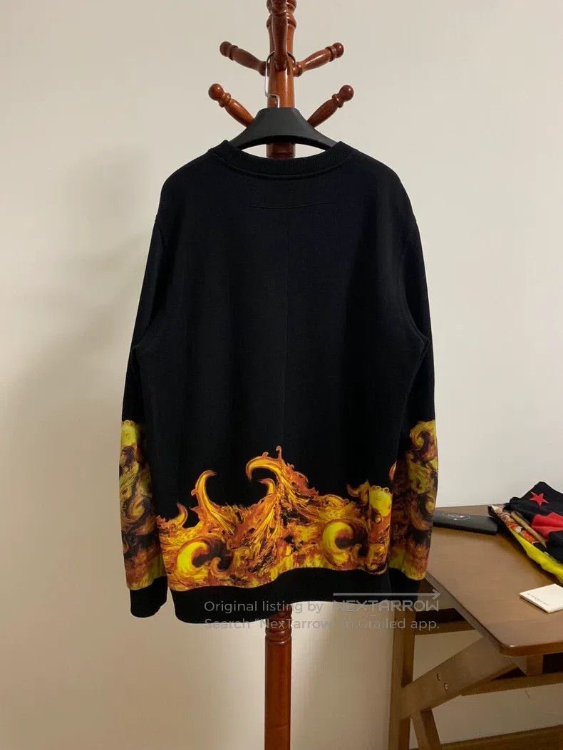 Givenchy Givenchy Flame Hem Hoodie Size US S / EU 44-46 / 1 - 2 Thumbnail