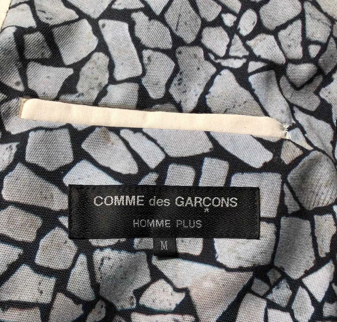 Comme des Garcons Homme Plus CDG Homme Tailored Gray Blazer Raw Block Cut Size M Size US M / EU 48-50 / 2 - 4 Thumbnail