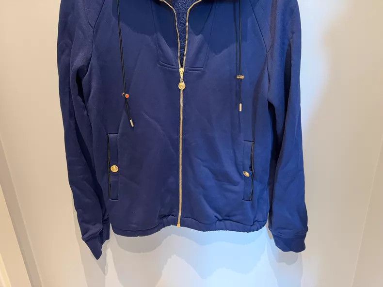 Versace Versace Blue gold-buckled Medusa avatar hooded zip jacket Size US L / EU 52-54 / 3 - 6 Thumbnail