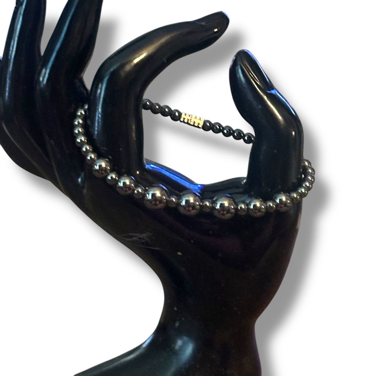 Vintage Vintage hematite bead bracelet Size ONE SIZE - 2 Thumbnail