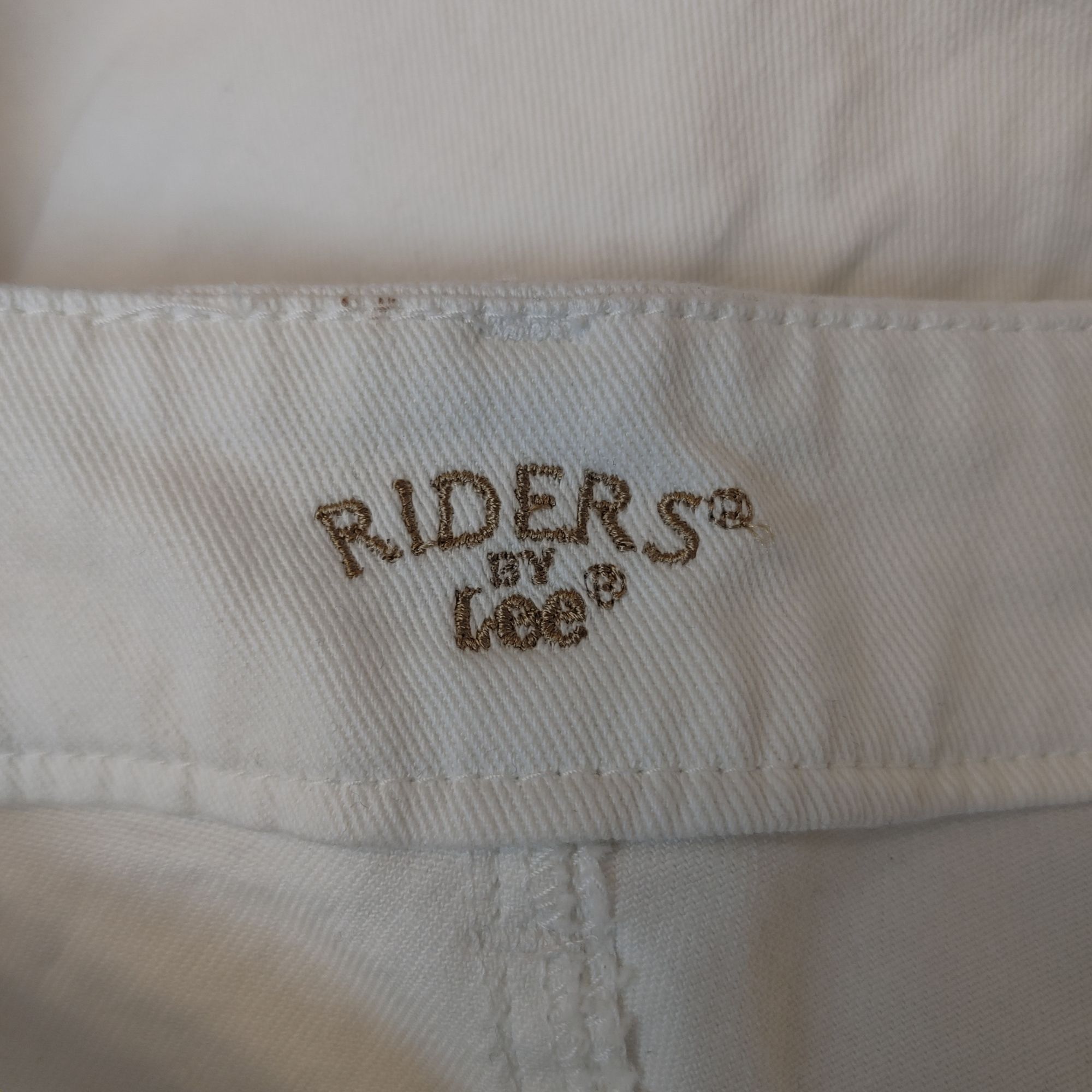 Lee Riders by Lee Women's White Wide Leg Jeans 7/8M Size 30" / US 8 / IT 44 - 2 Thumbnail