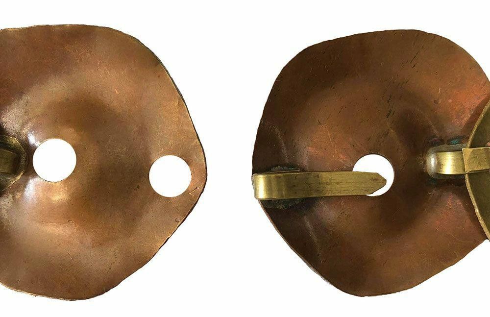 Designer Pre Owned Artisan Hand Made Copper Brass Metal Necklace Size ONE SIZE - 5 Thumbnail