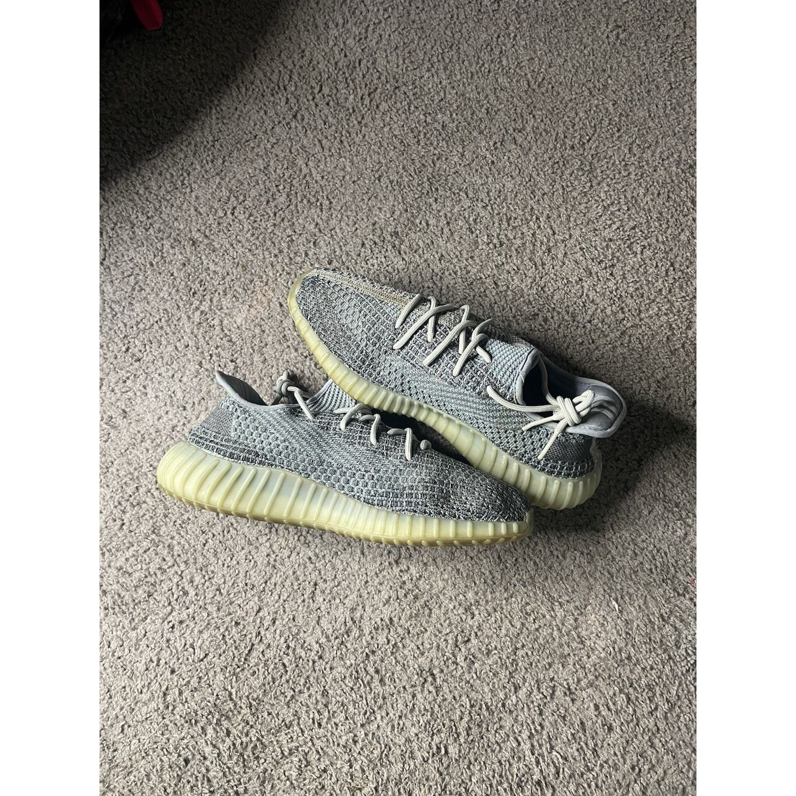 Adidas Size 12- Adidas Yeezy Boost 350 V2 ‘Ash Blue’ Sneaker Mens Size US 12 / EU 45 - 3 Thumbnail