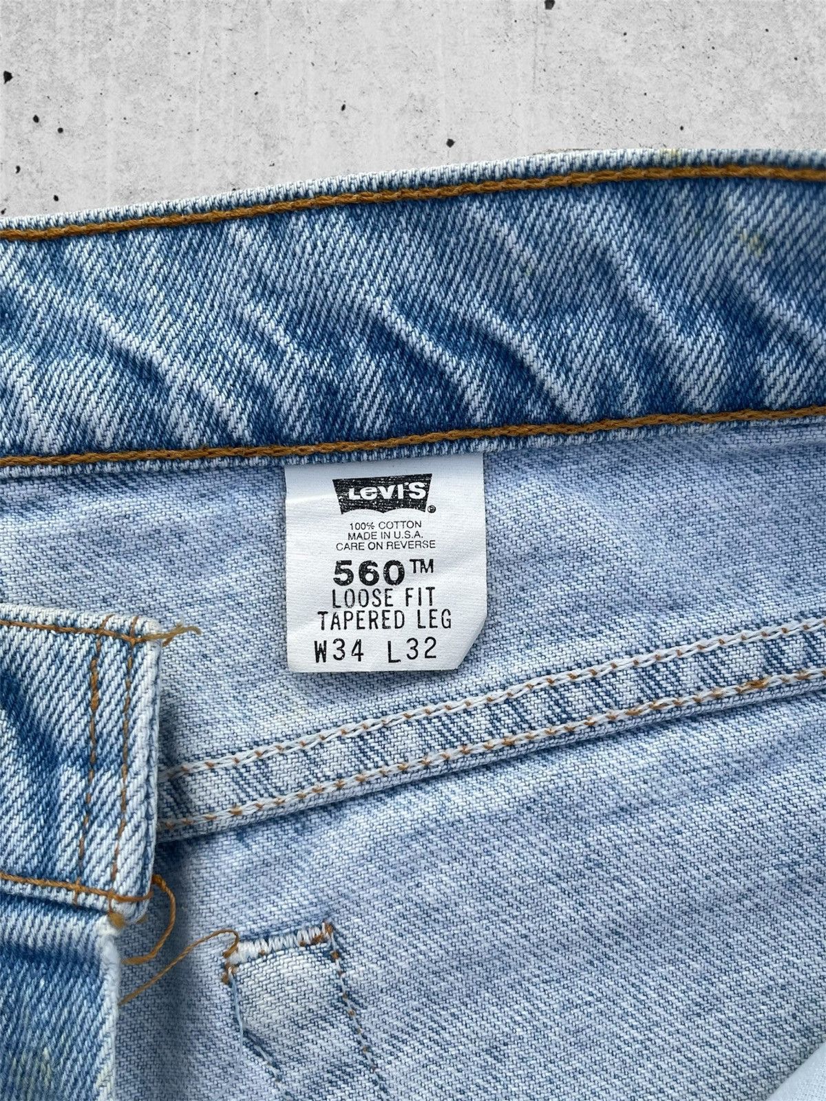 Jean × Levi's 🔥 Levi's 560 Rusty Distressed Denim W32🔥 Size US 32 / EU 48 - 6 Thumbnail