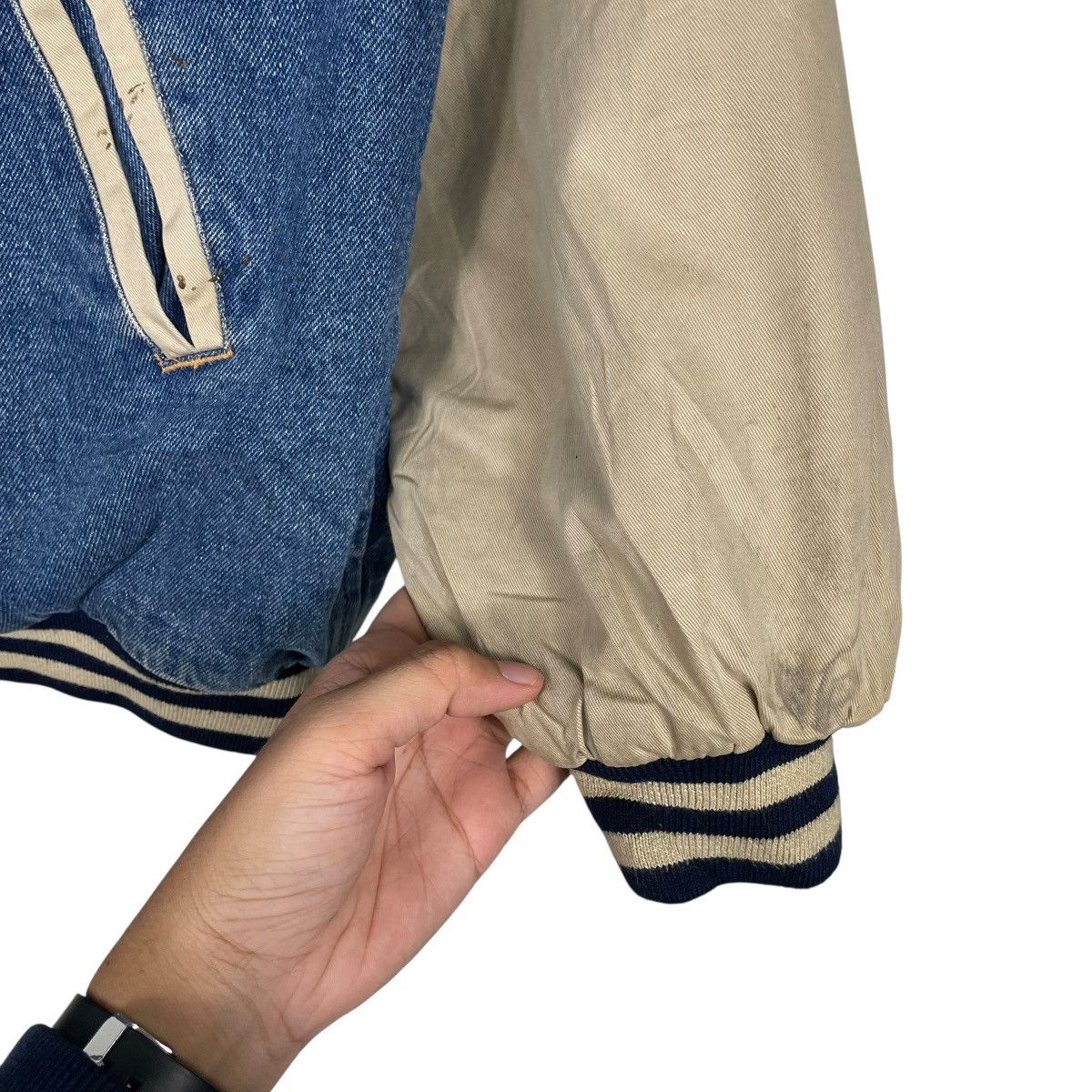 Disney The Disney Store Denim Varsity Jacket Size US L / EU 52-54 / 3 - 14 Thumbnail