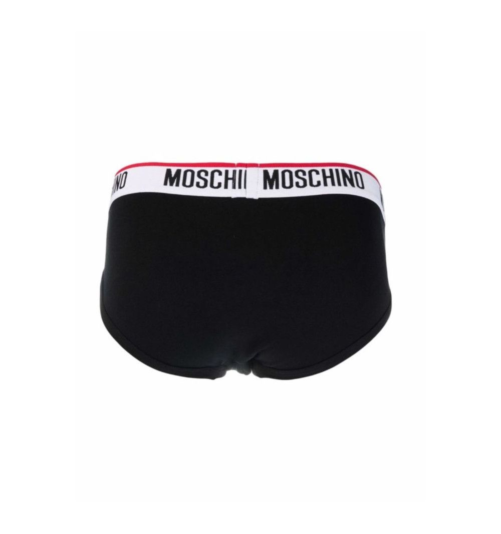 Moschino o1y0225 Size : XL / Logo 3 Piece Brief in Black Size ONE SIZE - 4 Thumbnail