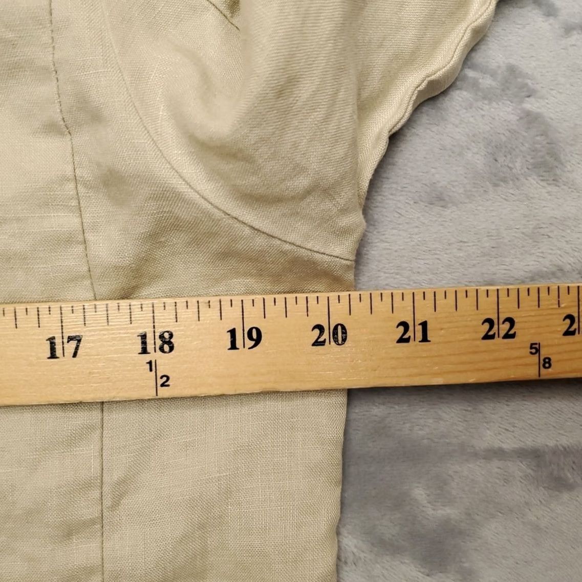 Vintage VINTAGE Westbound Shirt Womens 12 Beige 100% Linen Button-Up Collared 3/4 Sleeve Casual Top Size XL / US 12-14 / IT 48-50 - 8 Thumbnail