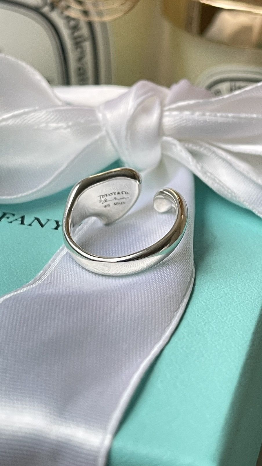 Tiffany & Co. Tiffany & Co. Peretti Full Heart Ring Silver size 5 NEW $485 Size ONE SIZE - 7 Thumbnail
