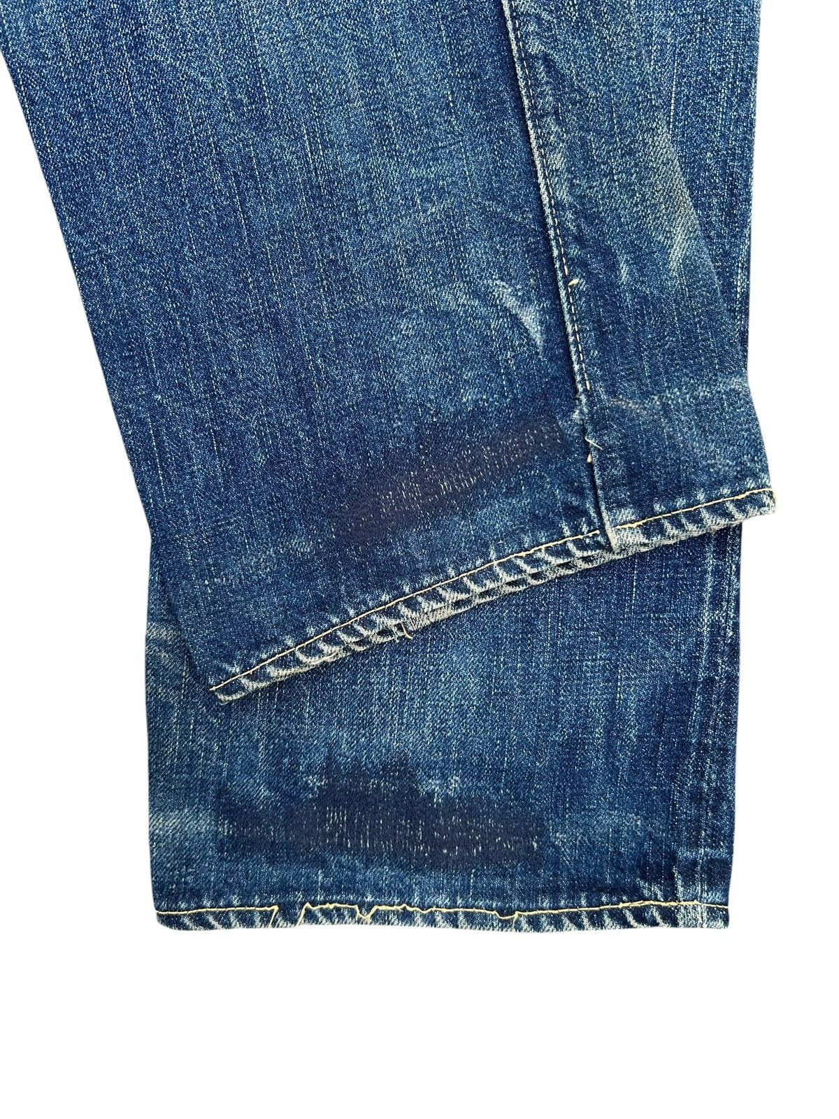 Kapital Vintage Full Count Selvedge Distressed Repair Denim Jeans Size US 30 / EU 46 - 14 Thumbnail