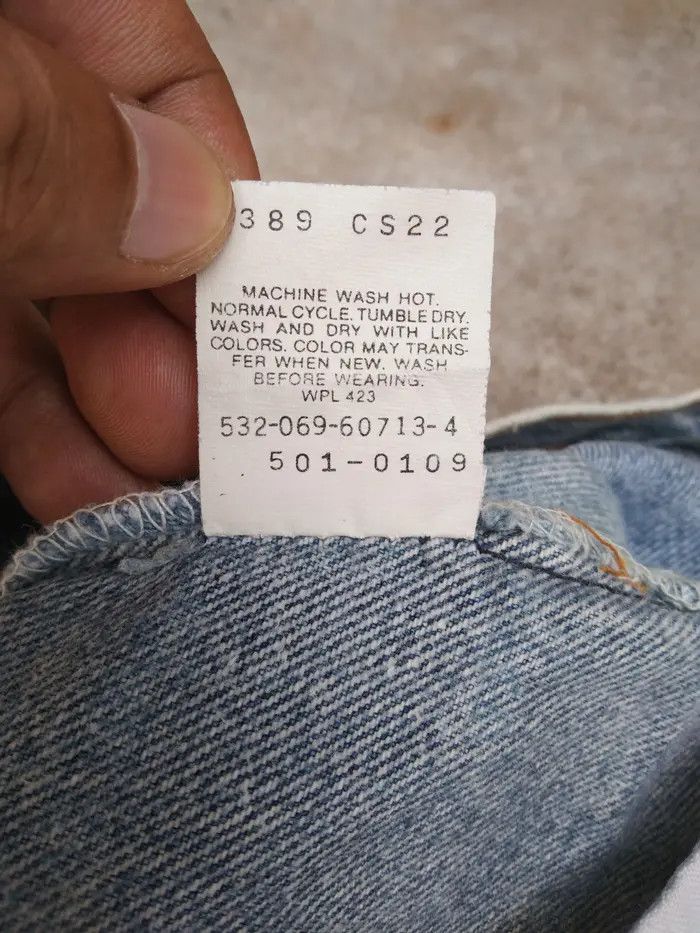 Levi's × Vintage 1989 Vintage Levis 501 Made In USA Distressed Jeans 36x30 Size US 36 / EU 52 - 11 Thumbnail