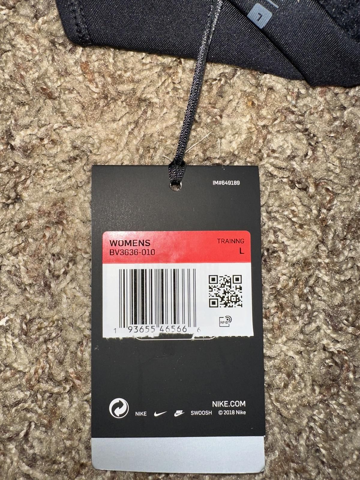 Nike Nike Swoosh Women's Medium-Support 1-Piece Pad Sports Bra Medium Size ONE SIZE - 7 Thumbnail
