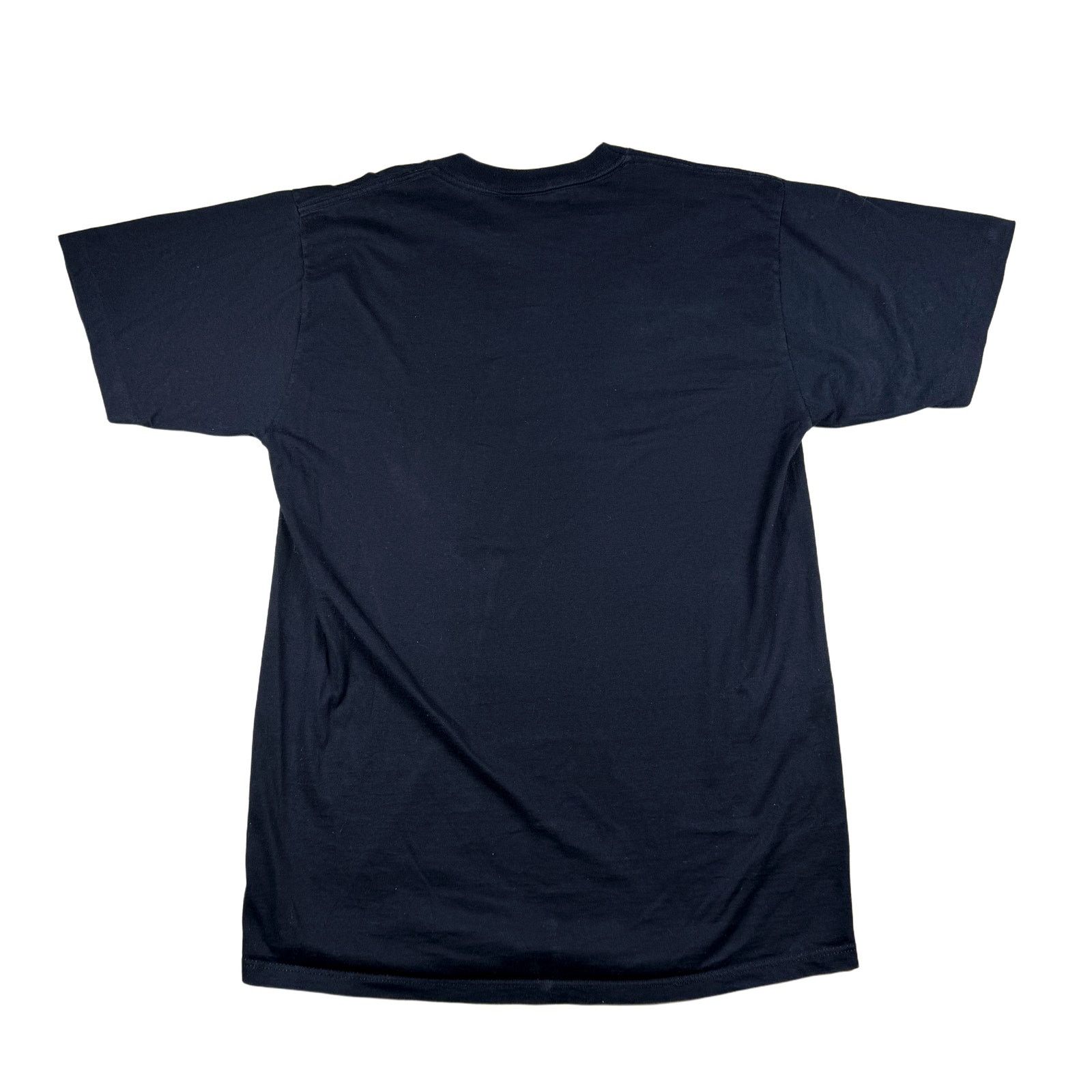 Jerzees Vintage 90s Single Stitch Jerzees Black Blank T-Shirt L Size US L / EU 52-54 / 3 - 3 Thumbnail