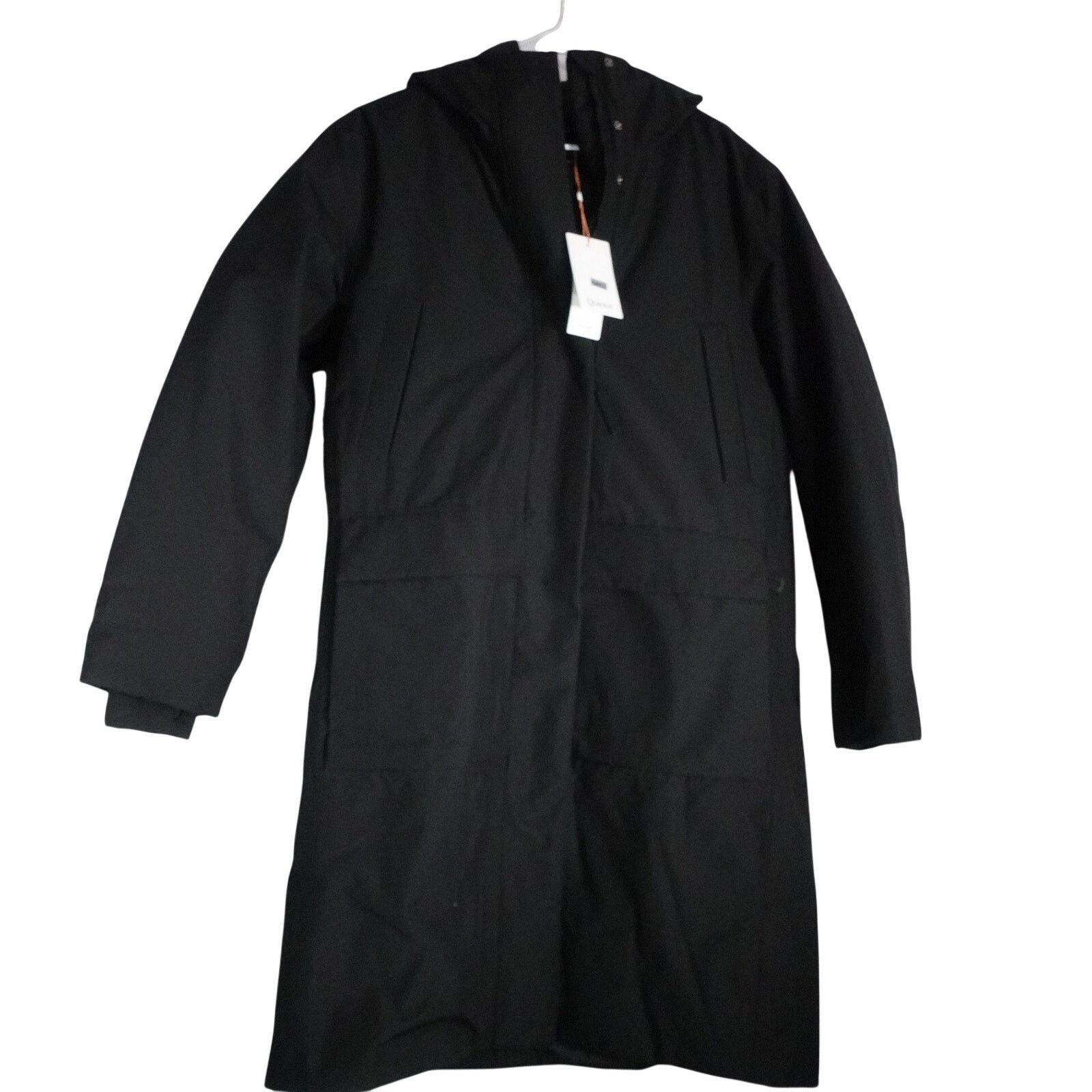 Quince Quince Medium Responsible Down Hooded Long Parka Black Size M / US 6-8 / IT 42-44 - 3 Thumbnail