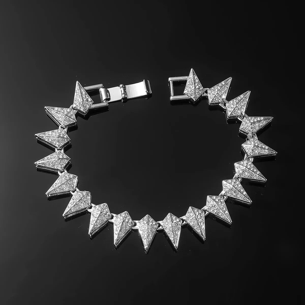 Jewelry Hip-Hop Geometric Alloy Bracelet Size ONE SIZE - 1 Thumbnail