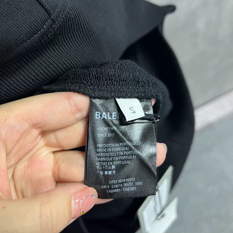 Balenciaga Balenciaga Latest Black Back Large Logo Printed Hoodie-2506 Size US S / EU 44-46 / 1 - 3 Thumbnail