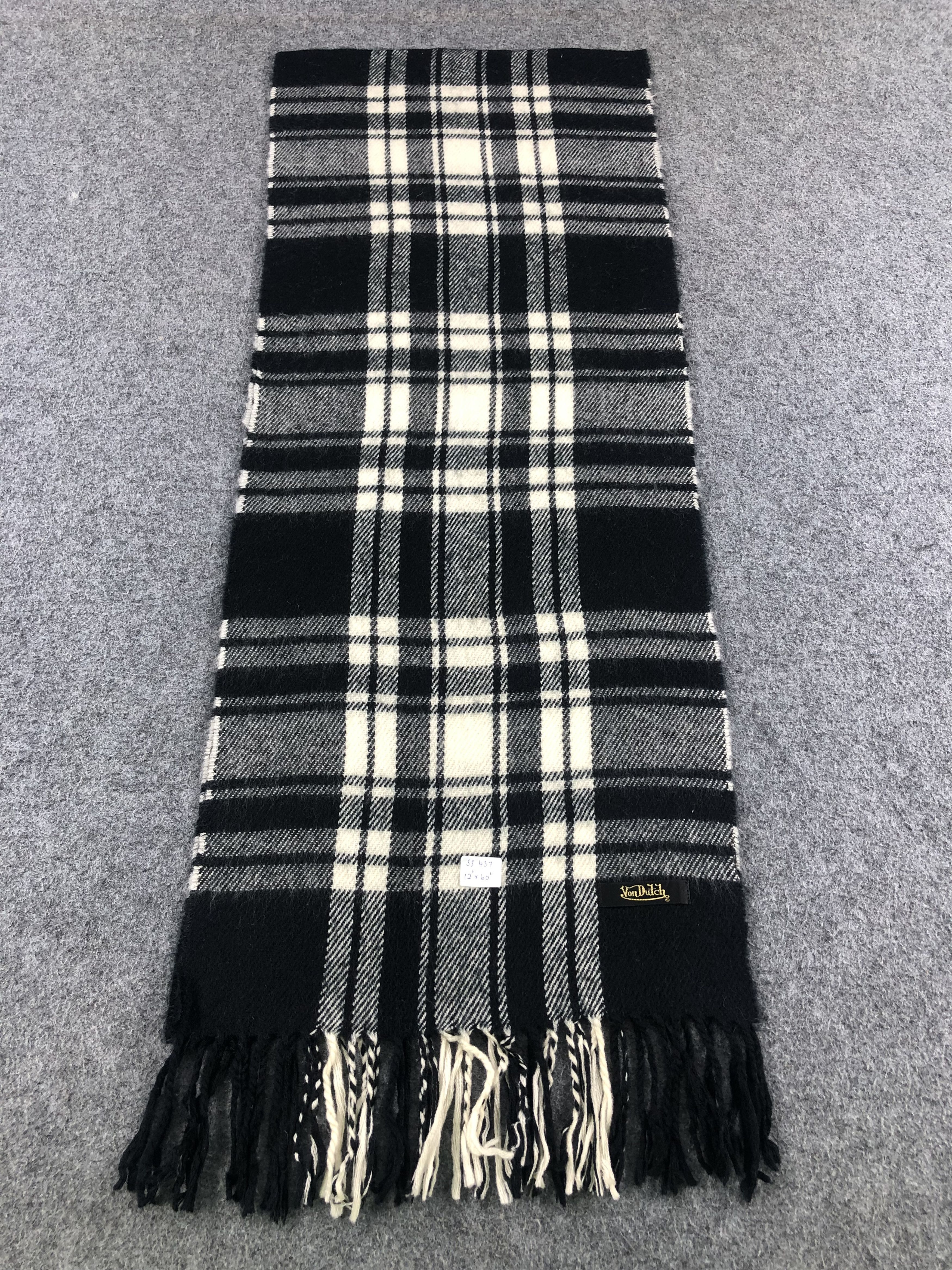 Von Dutch Von Dutch Tartan Scarf / Muffler / Neckwear Size ONE SIZE - 3 Thumbnail
