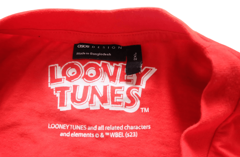 Asos Looney Tunes T-Shirt Size US XXL / EU 58 / 5 - 6 Thumbnail