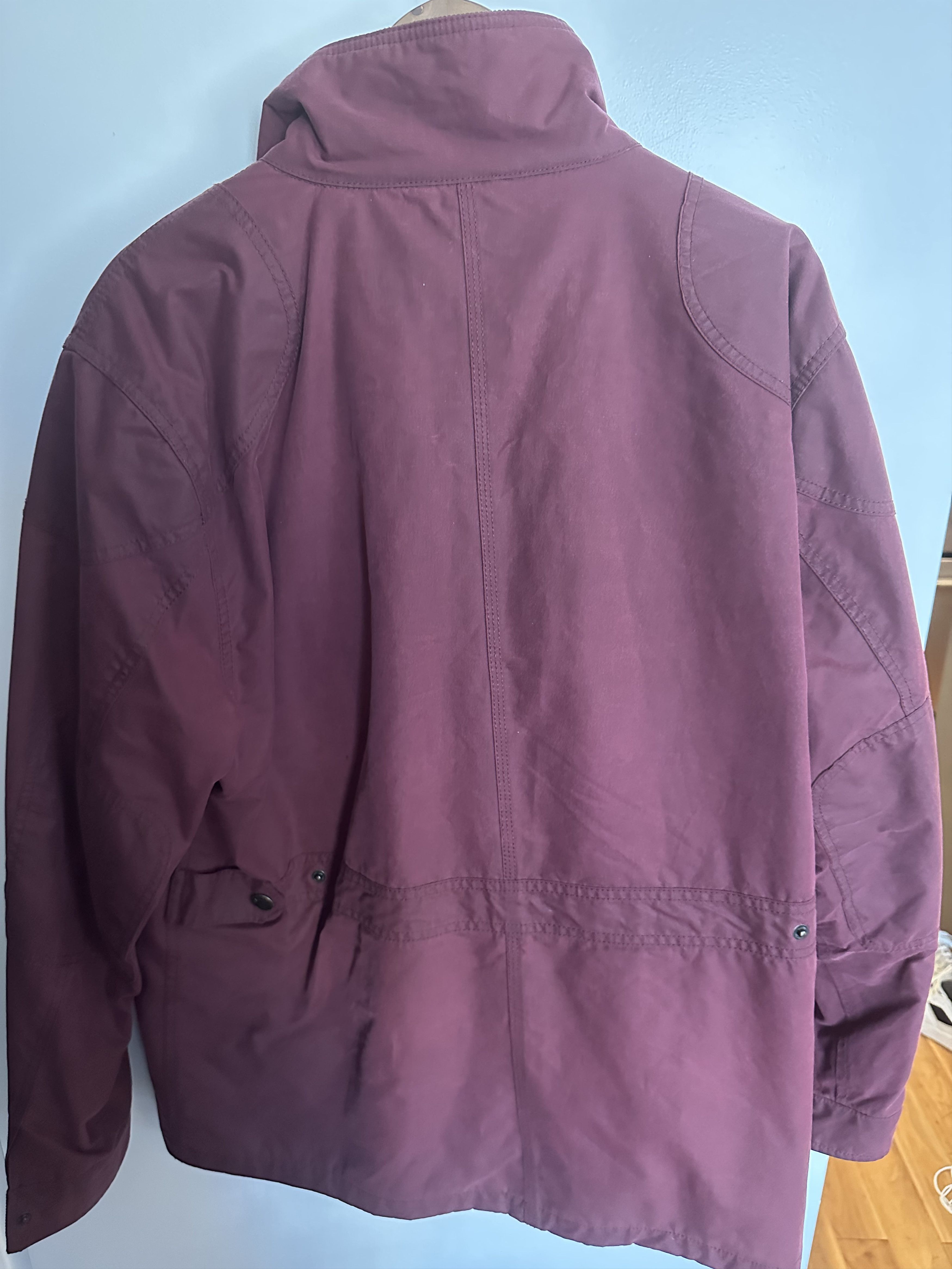 Faherty Faherty Blanket Lined Waxed 4 Pocket Jacket Oxblood Maroon Size US XL / EU 56 / 4 - 2 Thumbnail