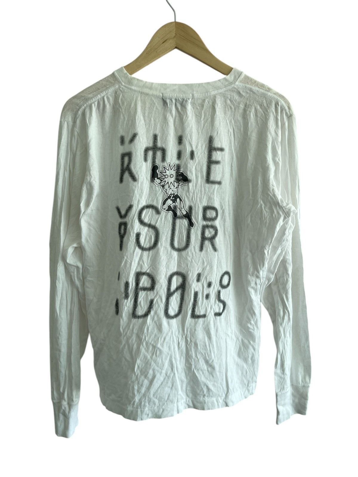 CABANE de ZUCCa × Issey Miyake × Vintage Vintage Cabane De Zucca LS Tee Size M / US 6-8 / IT 42-44 - 2 Thumbnail