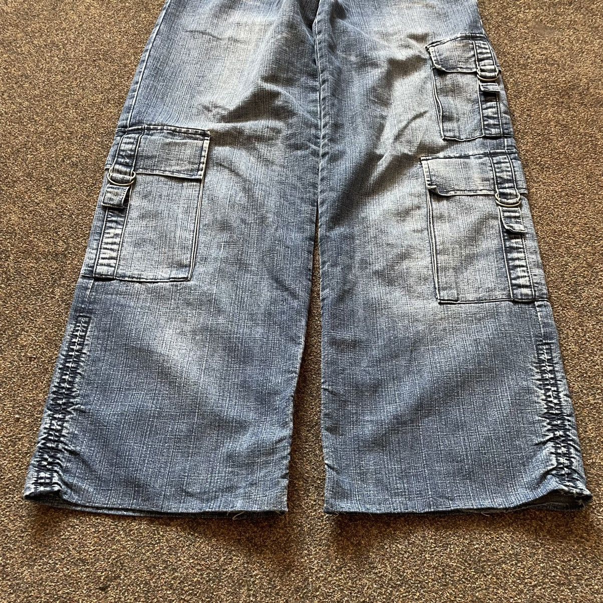 Vintage vintage pants bootcut jeans multi Y2K flared fade Size 32" / US 10 / IT 46 - 2 Thumbnail