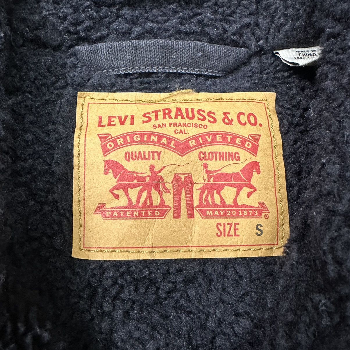 Levi's Levis 515 Denim Sherpa Jacket z185 Size US S / EU 44-46 / 1 - 12 Thumbnail