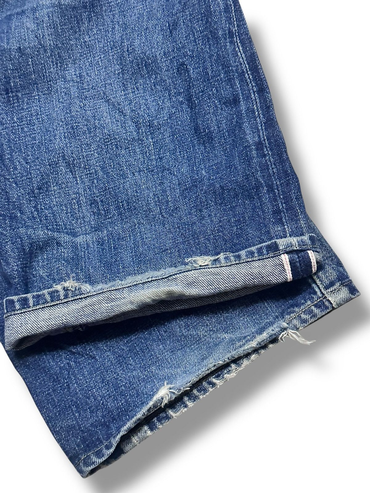 Levi's Levis Vintage Big E BuckleBack Rare Drop Selvedge Faded Size US 32 / EU 48 - 18 Thumbnail