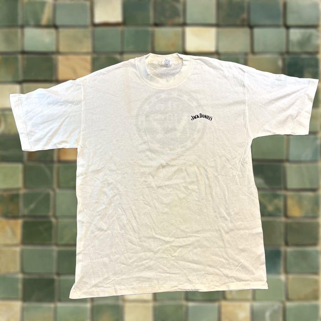 Vintage VINTAGE Center Cut Jack Daniel’s T Shirt Men’s XL White Single Stitch Center Cut Jack Daniel’s T Shirt Mens XL White Shirts Men's XL White Size US XL / EU 56 / 4 - 1 Thumbnail