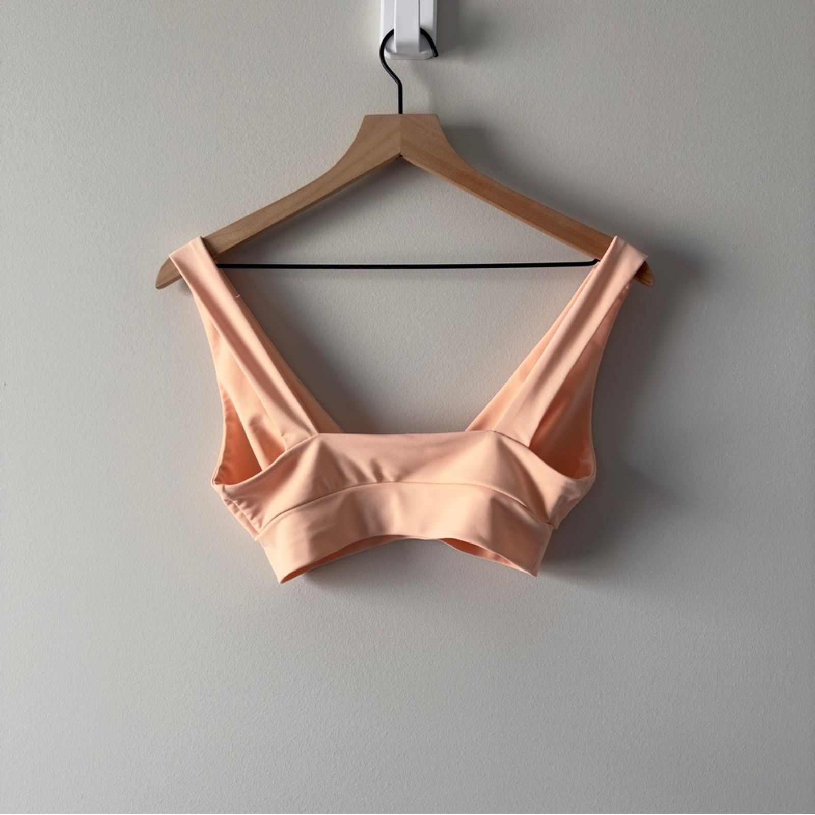 Other Lulus Triangle Bikini Top Light Orange Orange Stretch ruched Size S / US 4 / IT 40 - 2 Thumbnail