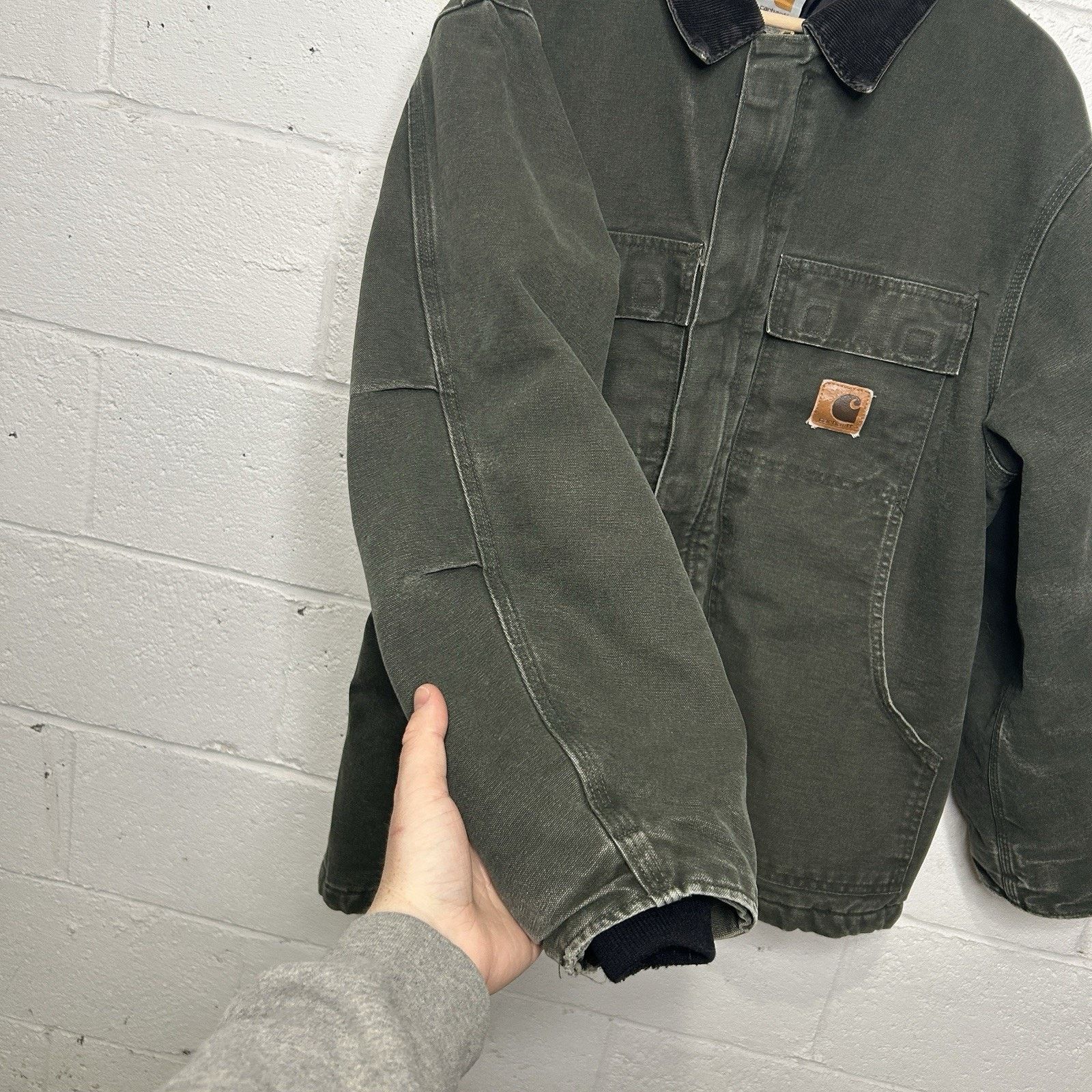 Carhartt Vintage Carhartt Quilted Arctic Jacket “Moss Green” C26 MOS Size US L / EU 52-54 / 3 - 8 Thumbnail
