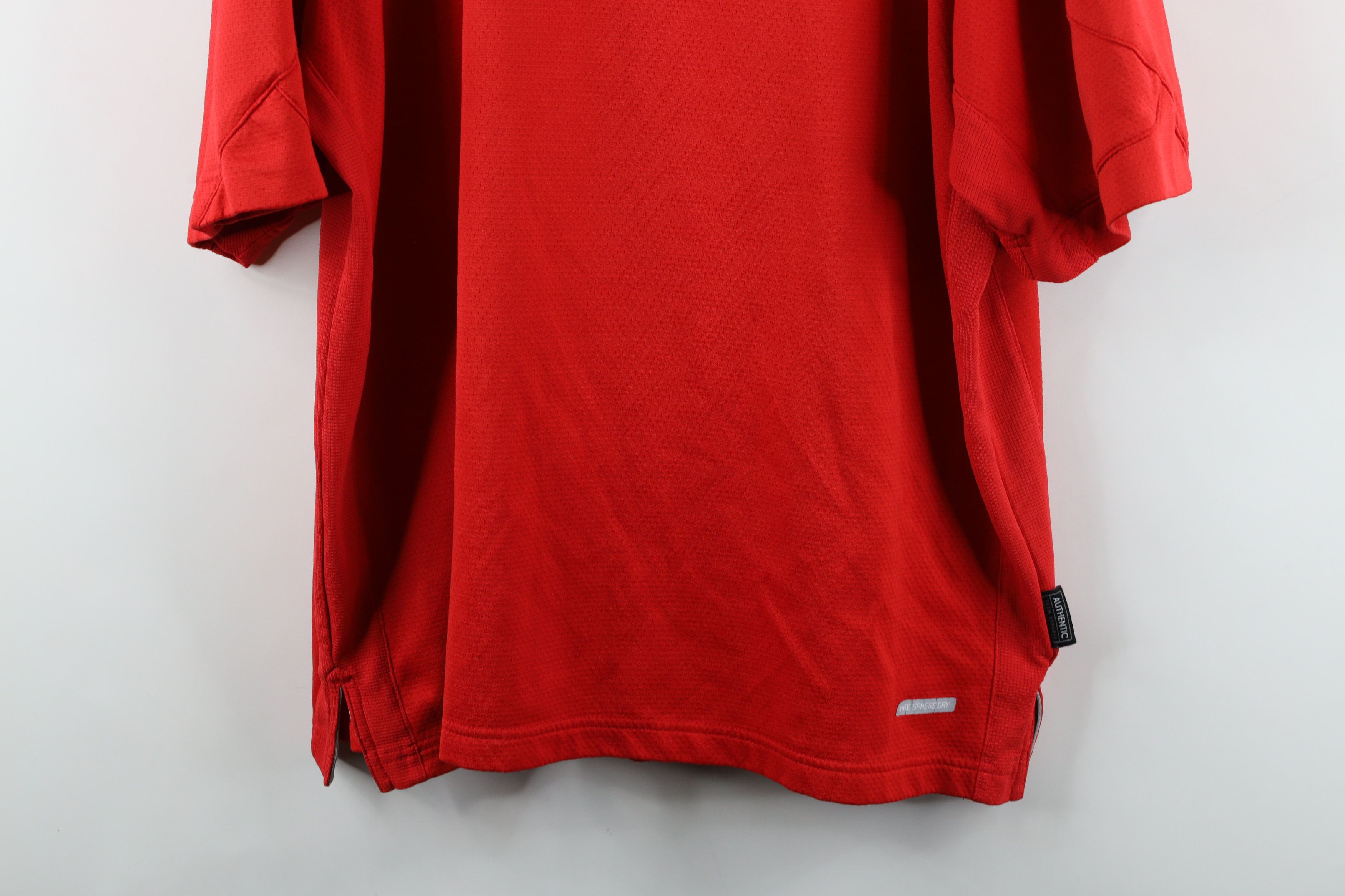Nike × Vintage Vintage Nike Mini Swoosh Ohio State University Polo Shirt Size US L / EU 52-54 / 3 - 3 Thumbnail