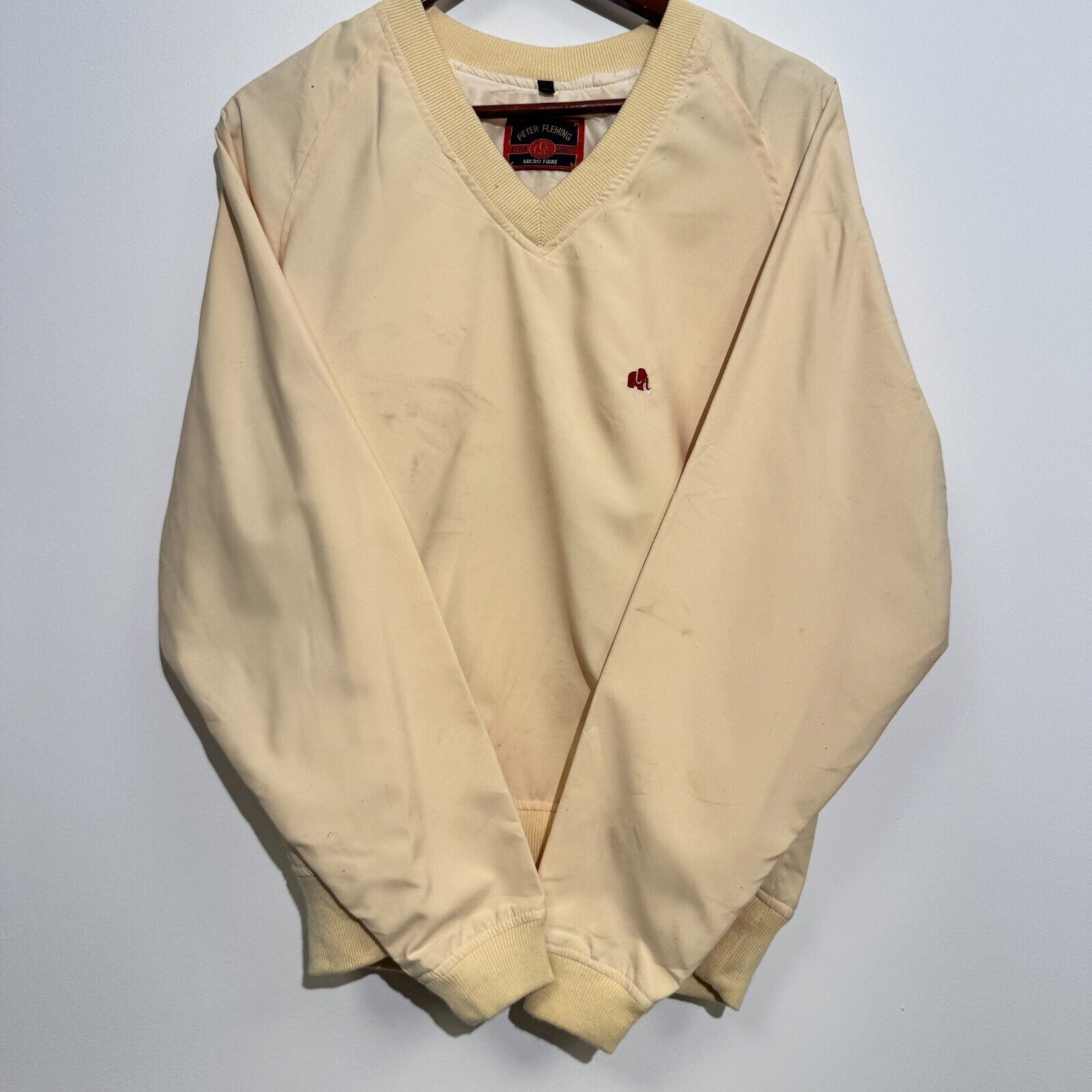 Vintage Peter Fleming Unisex Yellow Cotton Crewneck Size S Washed Size US S / EU 44-46 / 1 - 1 Thumbnail