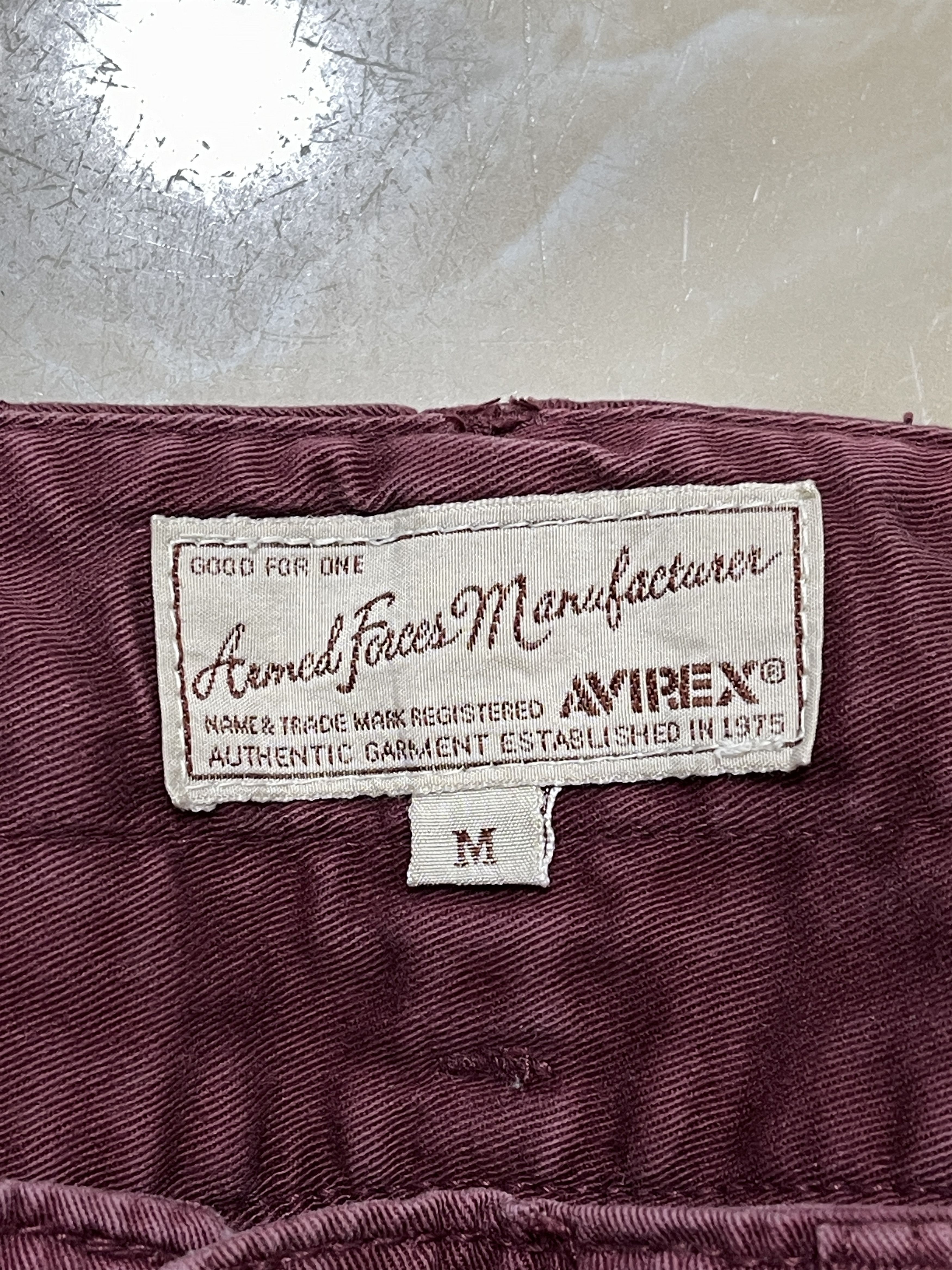 Japanese Brand Avirex Archive Red Blood Military Cargo Pants Size US 32 / EU 48 - 9 Thumbnail