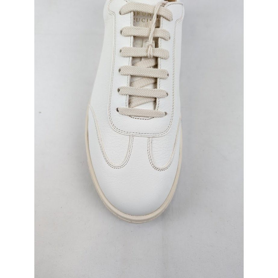 Brunello Cucinelli o1rshd1 Low-Top Sneakers in White Size US 10 / EU 43 - 5 Thumbnail