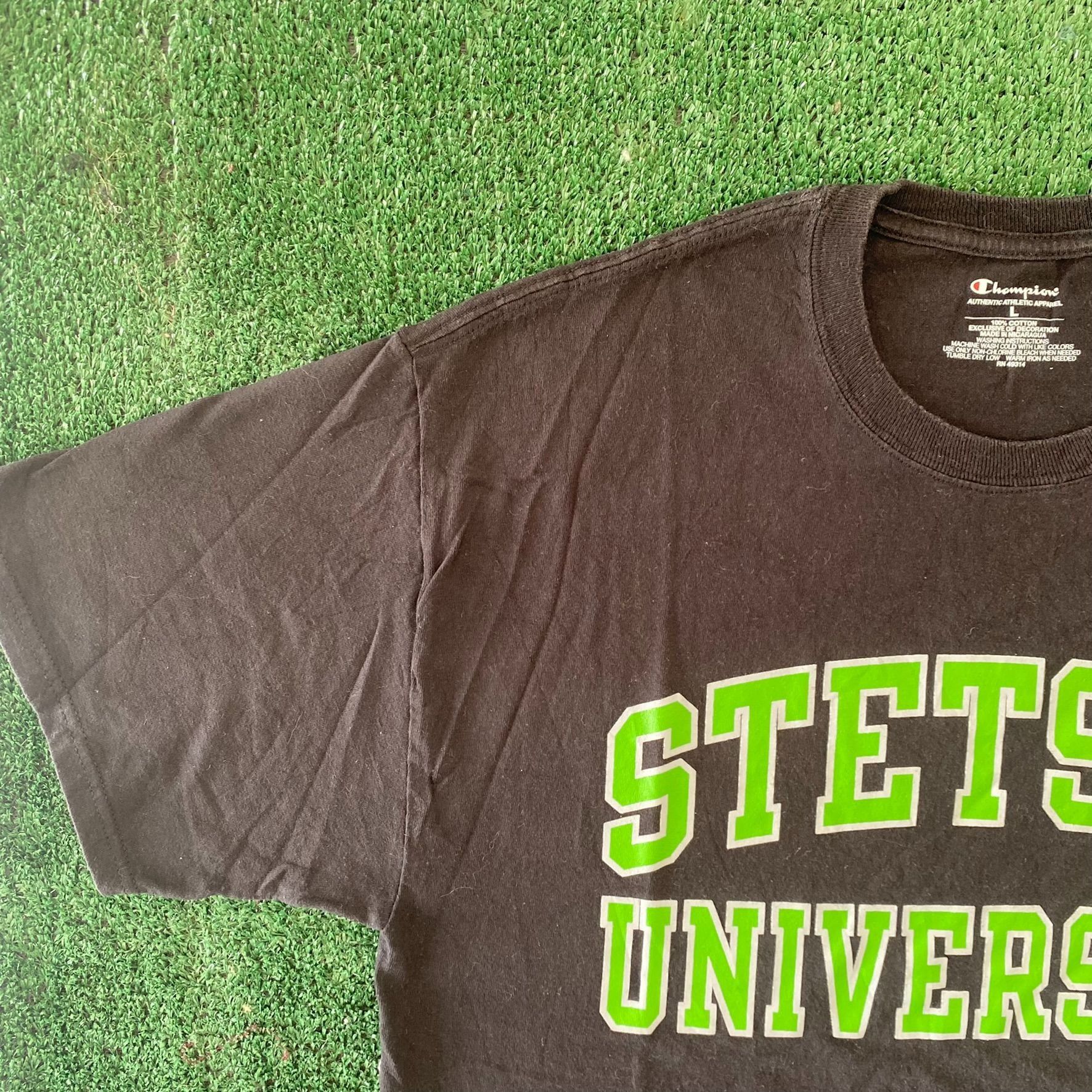 Champion × Vintage Vintage Y2K Stetson University Shirt Champion College Tee Size US L / EU 52-54 / 3 - 2 Thumbnail
