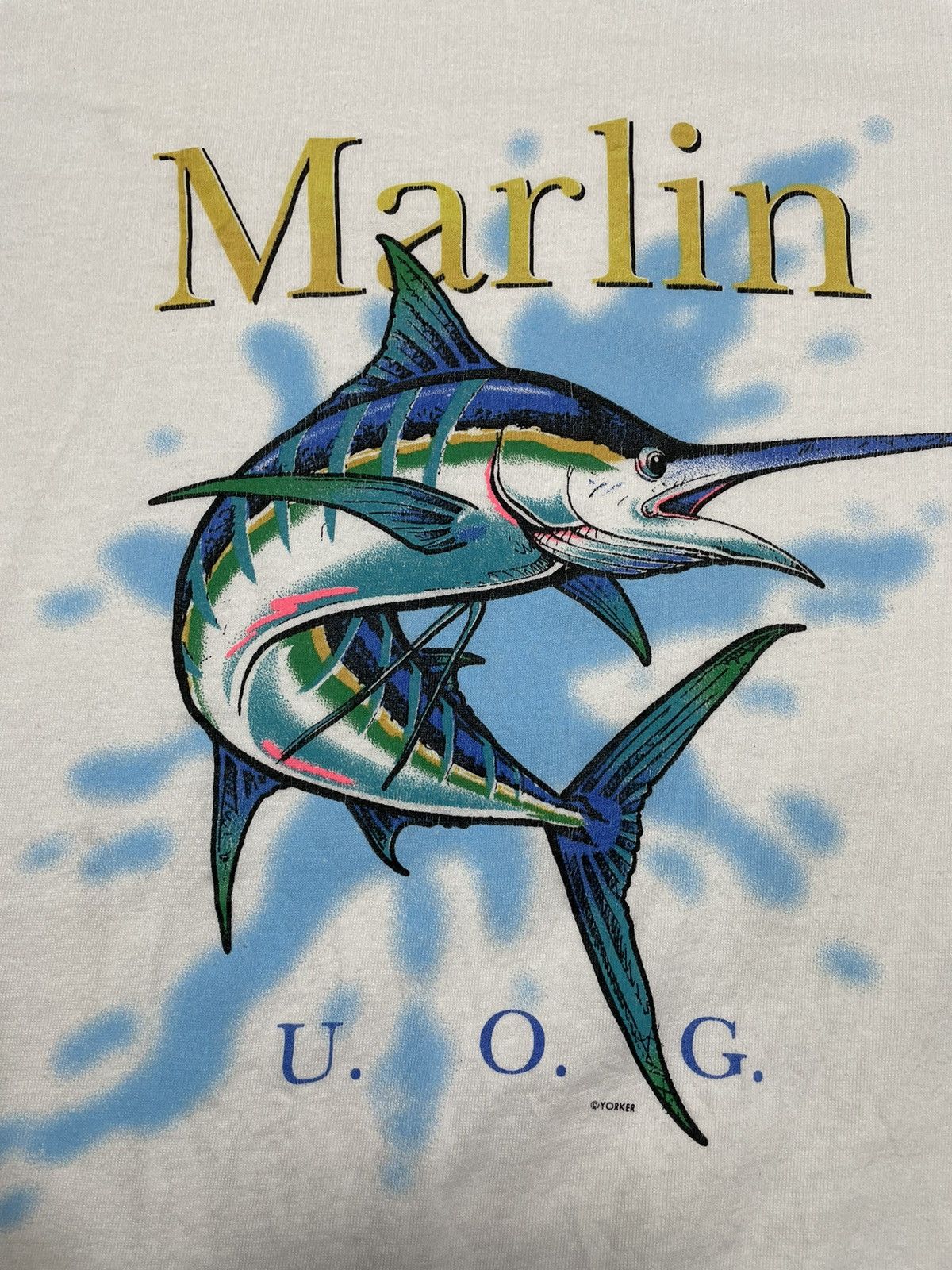 Vintage Vintage 90s Marlin Yorker copyright single stitch cuff Size US XL / EU 56 / 4 - 4 Thumbnail