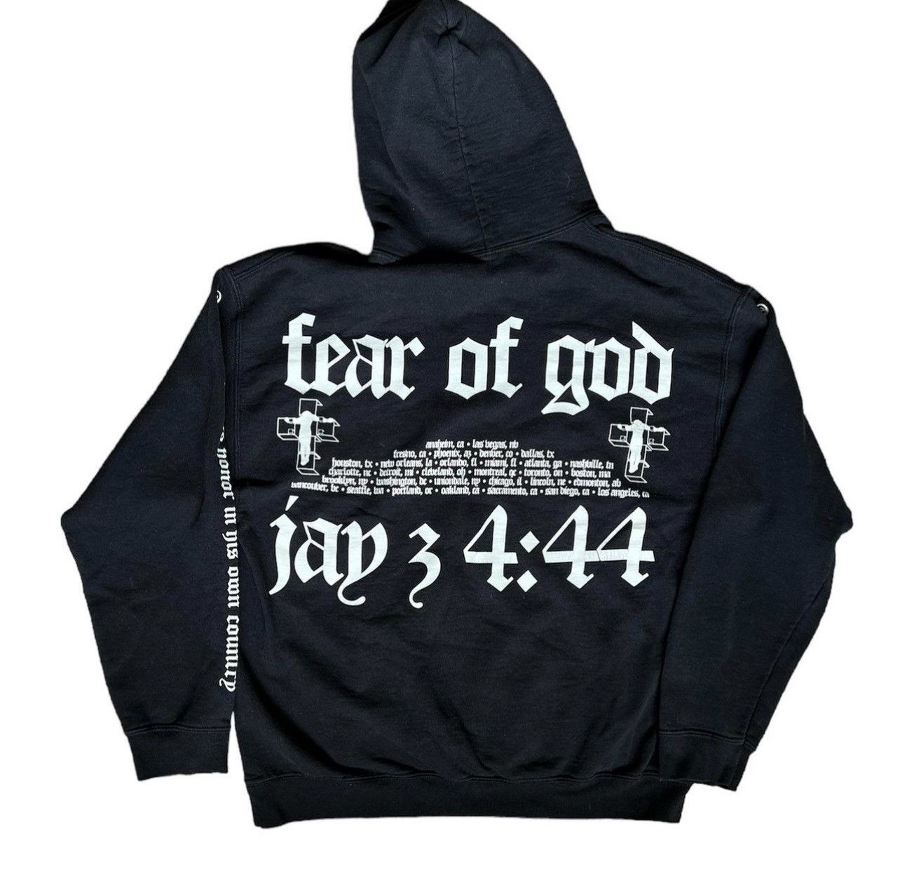 Jay z fear of god hoodie hotsell