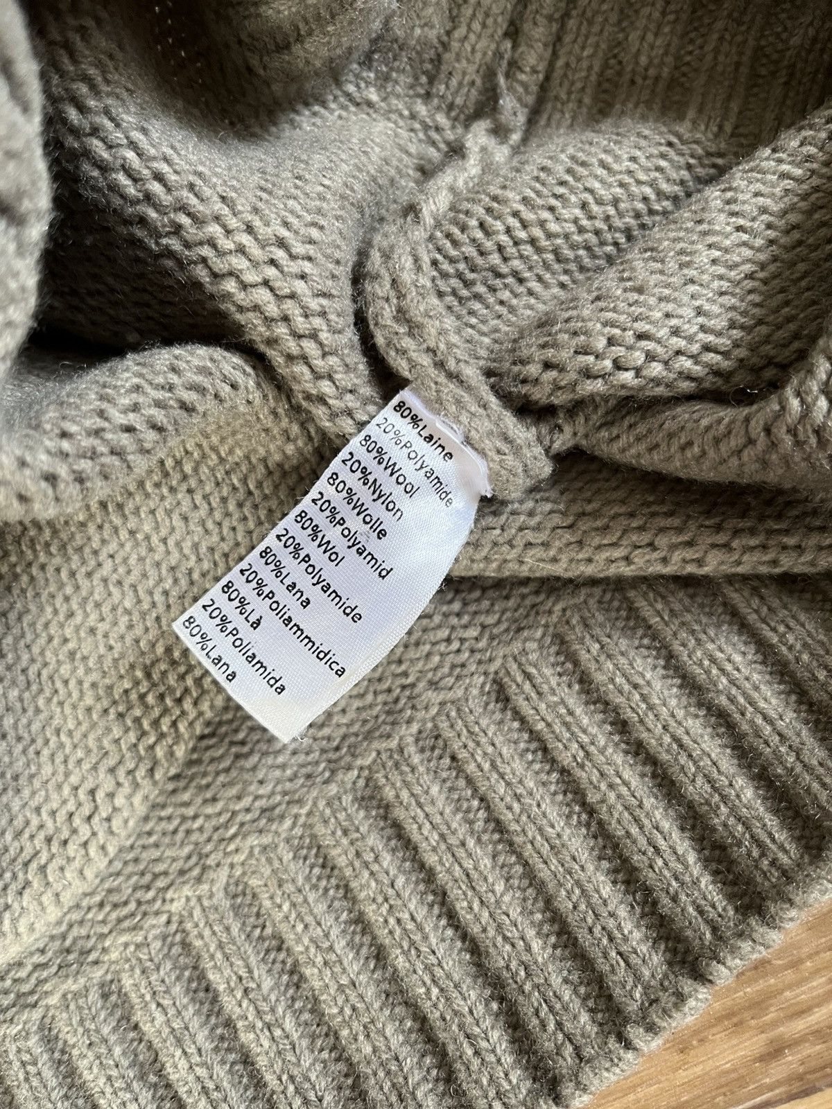 Lacoste Vintage Lacoste Quarter Zip Knit Sweater Olive V-Stripe Size US XL / EU 56 / 4 - 10 Thumbnail