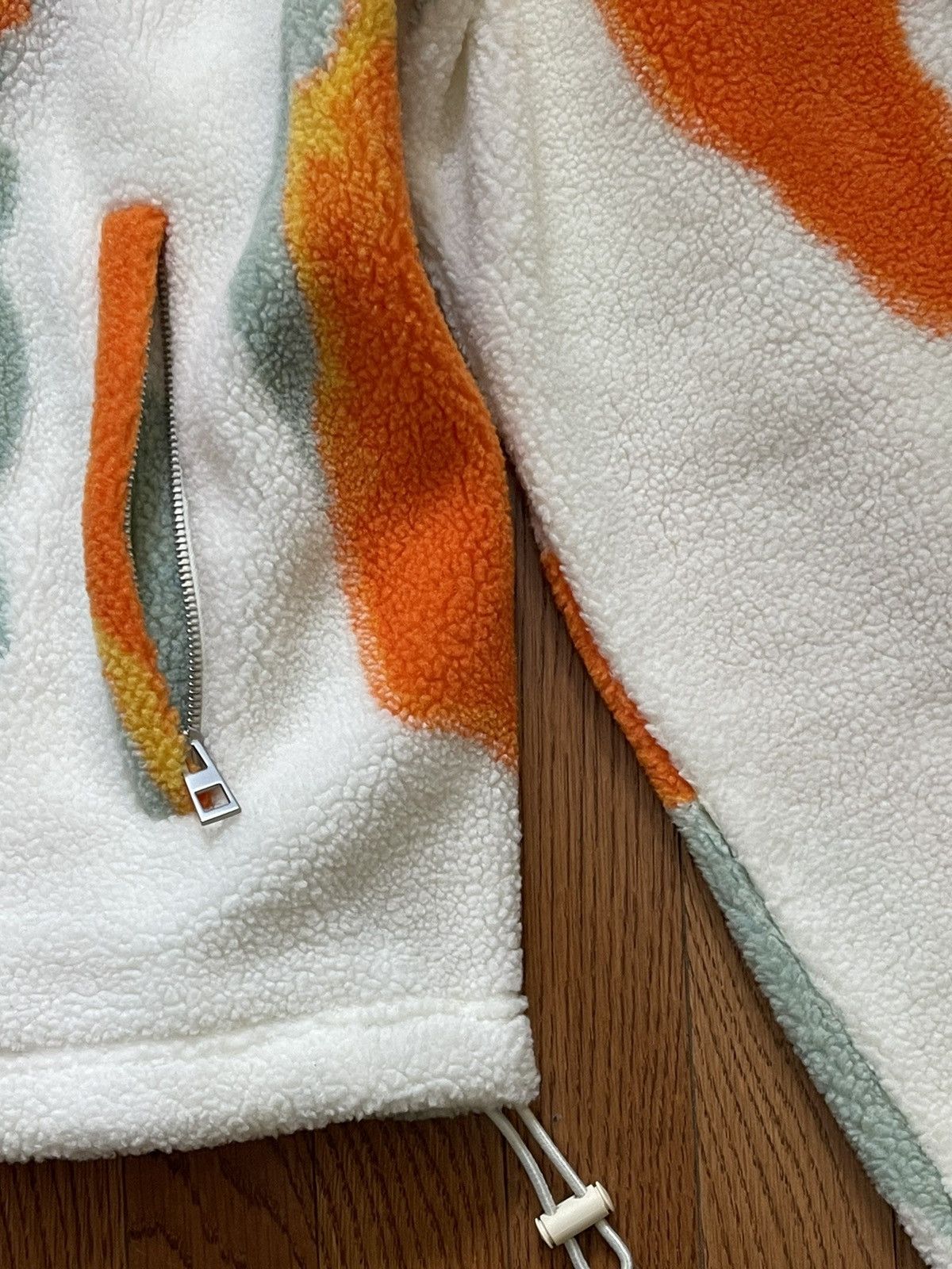 Loewe Loewe Silicone Melange Fleece Jacket Green/Orange Sz. S Size US S / EU 44-46 / 1 - 5 Thumbnail