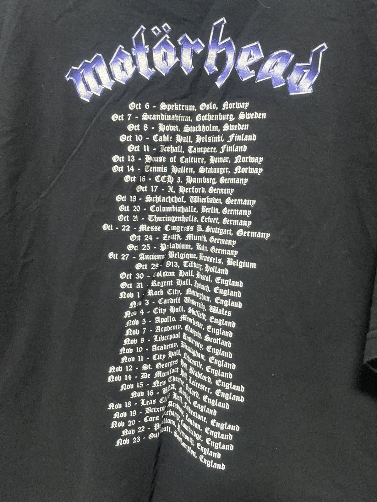 Band Tees Motörhead 2005 All The Aces Vintage Tour Band Tee XL Size US XL / EU 56 / 4 - 11 Thumbnail
