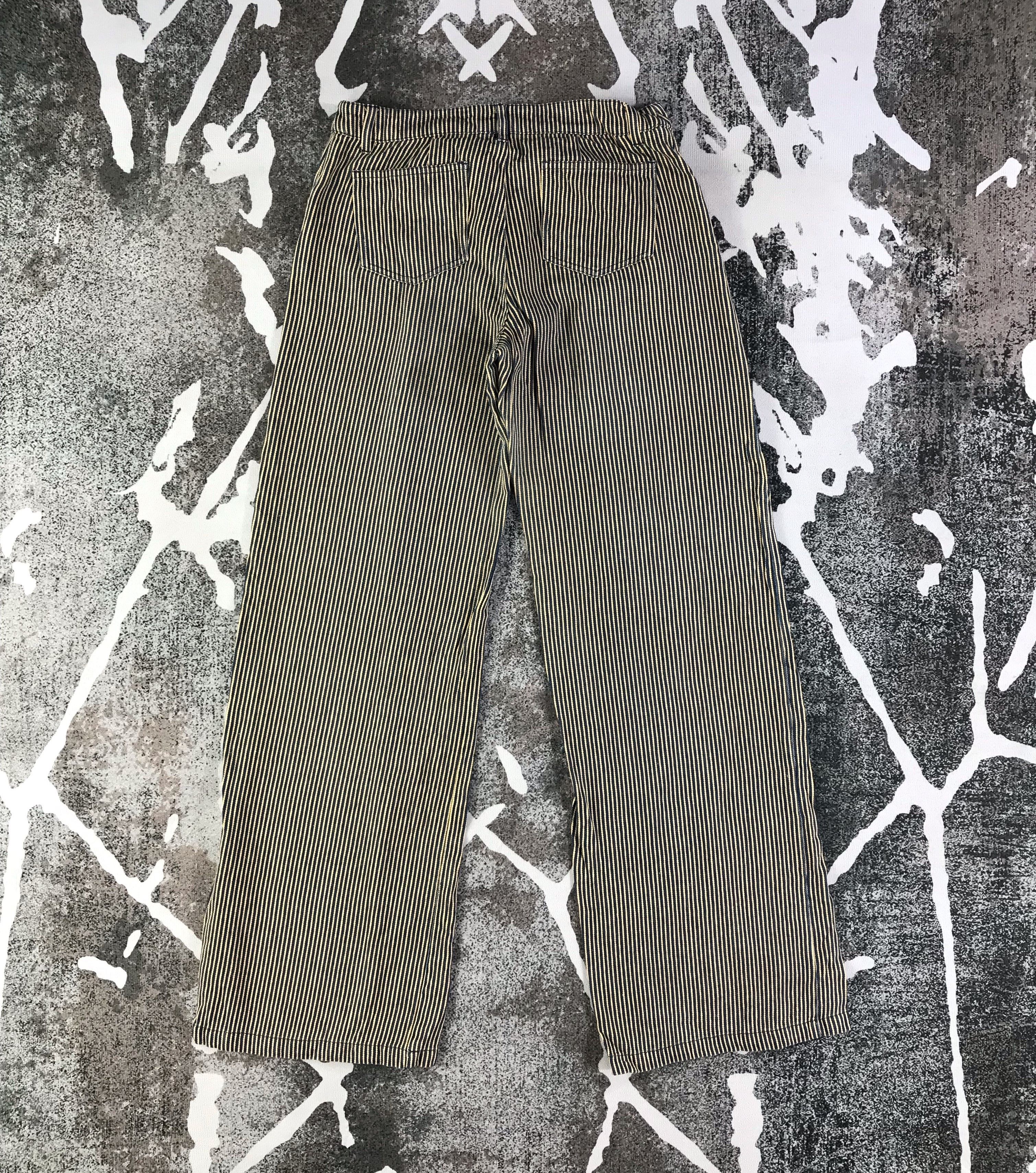 Japanese Brand Japanese Brand Tamtaman Jeans Hikory Baggy Denim KJ1552 Size 28" / US 6 / IT 42 - 2 Thumbnail
