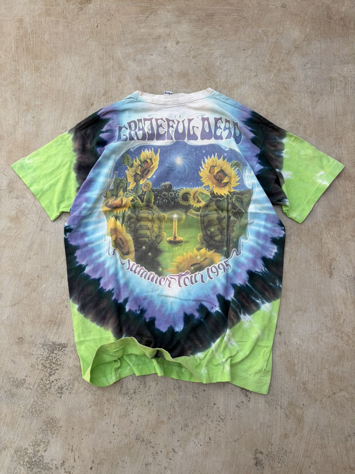Band Tees Vintage 1995 Grateful Dead Summer Tour Tshirt Size US XL / EU 56 / 4 - 1 Thumbnail