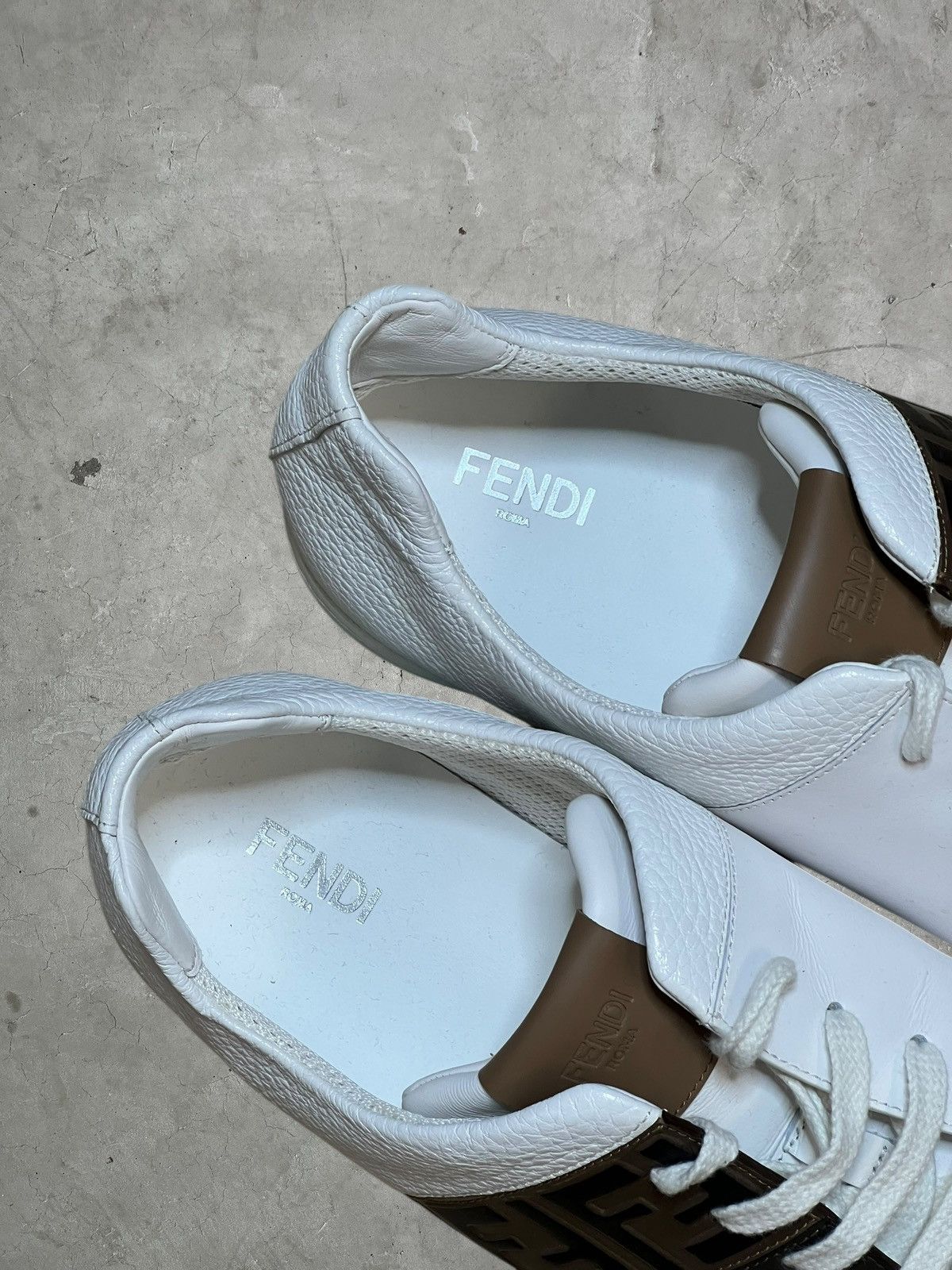 Fendi Fendi Leather Sneakers Size US 11 / EU 44 - 5 Thumbnail