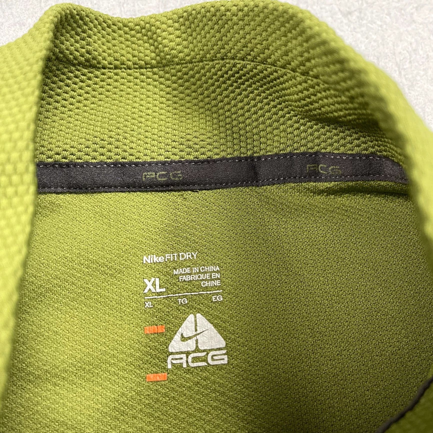 Nike VINTAGE Nike ACG Jacket Mens XL Green Gray Outdoor Hiking 1/4 Zip Pullover Body Paraphrase? Size US XL / EU 56 / 4 - 4 Thumbnail