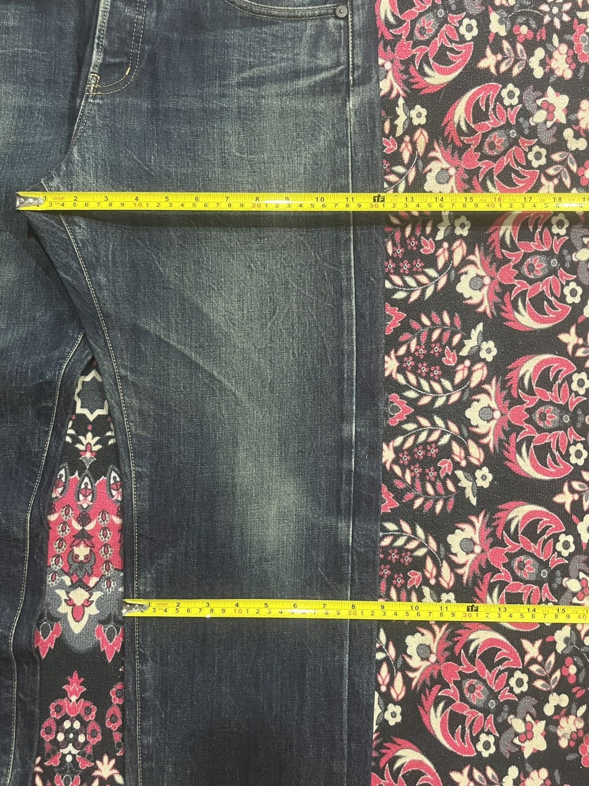 Takeo Kikuchi Vintage Takeo Kikuchi Dark Blue Faded Washed Selvedge Jeans Size US 32 / EU 48 - 17 Thumbnail