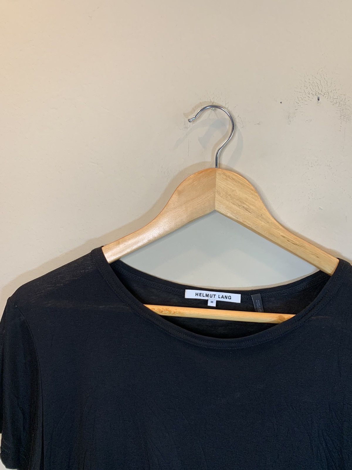 Designer × Helmut Lang *RARE* Helmut Lang Viscose Semi-Sheer Knit Unisex Shirt Top Size M / US 6-8 / IT 42-44 - 3 Thumbnail